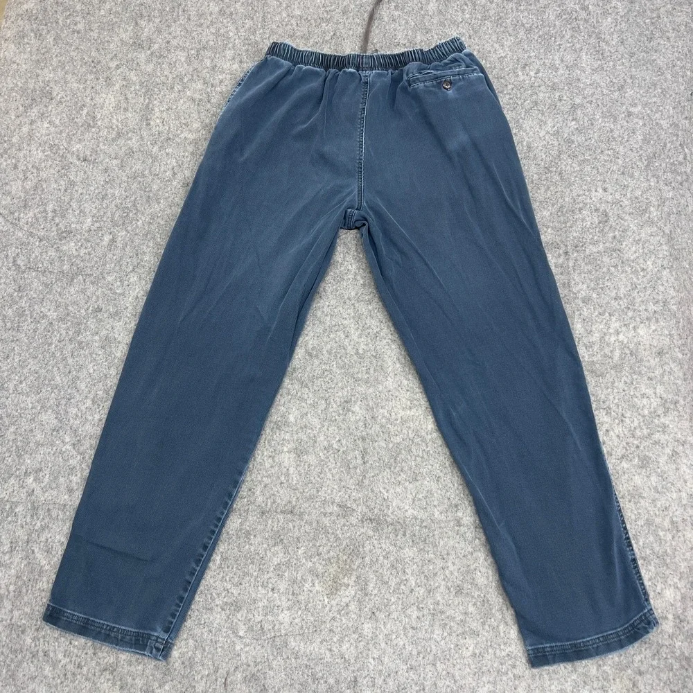 The Territory Ahead Pants Mens Large Blue Straight Drawstring Chord Casual 32x30